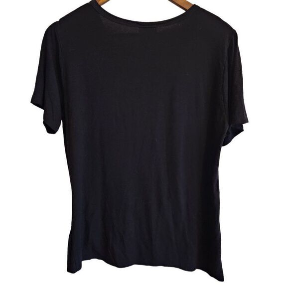 HARLEY Davidson Rhinestone Tie Front Top Size Large - Picture 2 of 2